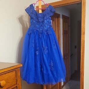 Tip Top Kids Royal Blue Formal Dress